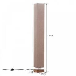 HOMCOM Linen Shade Tall Floor Lamp Beige 12 HOMCOM Linen Shade Tall Floor Lamp Beige -Home Furnishing Serie Shop 1645416082 90897900