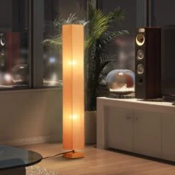 HOMCOM Linen Shade Tall Floor Lamp Beige 13 HOMCOM Linen Shade Tall Floor Lamp Beige -Home Furnishing Serie Shop 1645416084 52315500