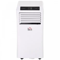 Homcom 10000BTU Portable ABS Air Conditioner W/ Remote Contro LA Energy Efficiency White