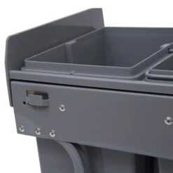 HOMCOM Kitchen Recycle Waste Bin Pull Out Soft Close Dustbin Recycling Cabinet Trash Can 40L - Grey 11 HOMCOM Kitchen Recycle Waste Bin Pull Out Soft Close Dustbin Recycling Cabinet Trash Can 40L - Grey -Home Furnishing Serie Shop 1645423147 11754800 9d718868 b459 47dd 9e3e 301ea89882e2
