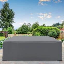 Outsunny Outdoor & Garden Furniture Rectangular Set Cover Water UV Resistant Protection Oxford Fabric - Grey 19 Outsunny Outdoor & Garden Furniture Rectangular Set Cover Water UV Resistant Protection Oxford Fabric - Grey -Home Furnishing Serie Shop 1645423930 87349500