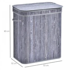 70L 2-Compartment Bamboo Laundry Basket Grey 13 70L 2-Compartment Bamboo Laundry Basket Grey -Home Furnishing Serie Shop 1645424247 19043500 ee9144fa 6587 4b50 ad5f 810b4d2d07a3