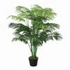 HOMCOM Artificial Palm Tree Decorative Plant 18 Leaves With Nursery Pot, Fake Tropical Tree For Indoor Outdoor D+®cor, 125cm In Pot