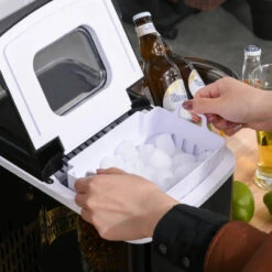 HOMCOM Ice Maker 12kg - Black 17 HOMCOM Ice Maker 12kg - Black -Home Furnishing Serie Shop 1EC756188ff96d326 jpg