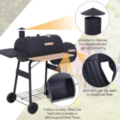 Outsunny Portable Charcoal BBQ Grill 16 Outsunny Portable Charcoal BBQ Grill -Home Furnishing Serie Shop 1NFb10188fbaaeafe jpg