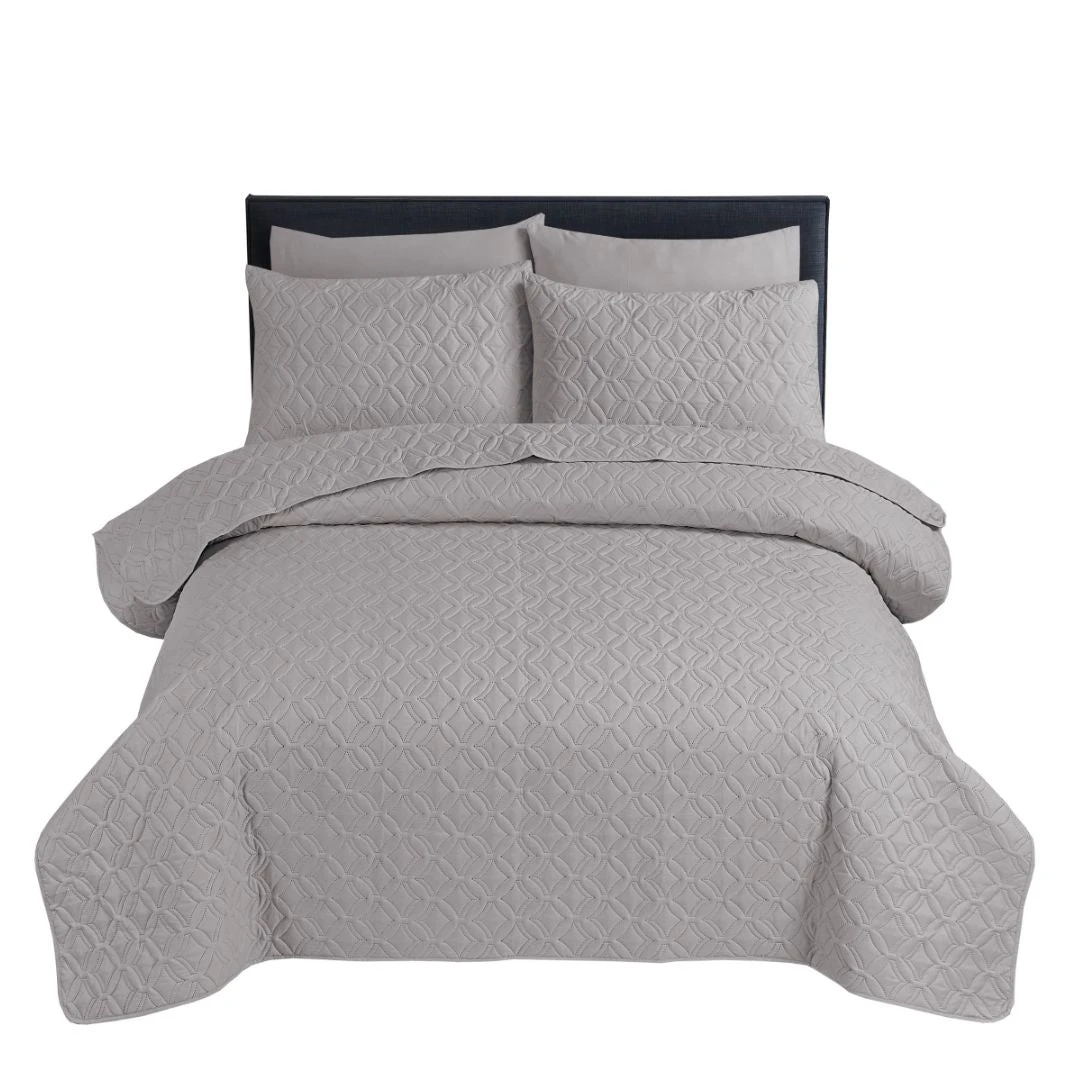 Opus Geo Pinsonic Duvet Set - Ecru 2 Opus Geo Pinsonic Duvet Set - Ecru - Image 2
