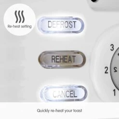 Morphy Richards Dune 2 Slice Toaster - White 10 Morphy Richards Dune 2 Slice Toaster - White -Home Furnishing Serie Shop 220029 05