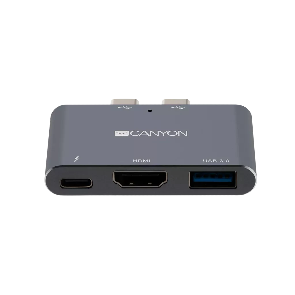 Canyon Thunderbolt Docking Station 3-in-1 - Space Grey 3 Canyon Thunderbolt Docking Station 3-in-1 - Space Grey - Image 3