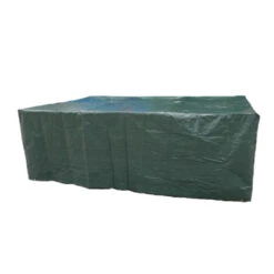 Silver & Stone Outdoor Furniture Cover For 6 Seater Rectangle 270 X 186 X 89cm Green -Home Furnishing Serie Shop 2397252