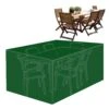 Silver & Stone Outdoor Furniture Cover For 6 Seater Rectangle 270 X 186 X 89cm Green