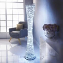 Lewis's Sparkling Spiral Floor Lamp 143cm - Bright White -Home Furnishing Serie Shop 2671703ShimmerFloorLampadditionalimage