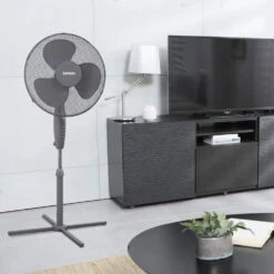 Benross Standing Fan 16 Inch - Grey -Home Furnishing Serie Shop 3326039 2