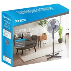 Benross Standing Fan 16 Inch - Grey -Home Furnishing Serie Shop 3326039 6