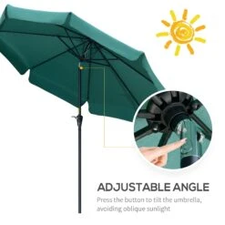 Outsunny Patio Umbrella Green 12 Outsunny Patio Umbrella Green -Home Furnishing Serie Shop 4 1 69d3fc98 81ed 4e2b b006 de7b204800d2