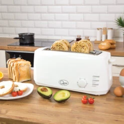 Quest 4 Slice Toaster - White -Home Furnishing Serie Shop 4061755 4