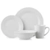Lewis's 16 Piece Dinner Set - Plain Arctic White