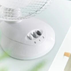 Lewis's 9 Inch Desk Fan - White -Home Furnishing Serie Shop 4310426 IMAGE4