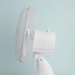 Lewis's 9 Inch Desk Fan - White -Home Furnishing Serie Shop 4310426 IMAGE6