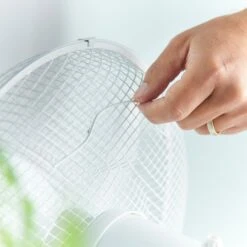 Lewis's 12 Inch Tabletop Desk Fan - White -Home Furnishing Serie Shop 4310433 IMAGE7