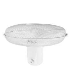 Lewis's 12 Inch Tabletop Desk Fan - White -Home Furnishing Serie Shop 4310433 IMAGE8