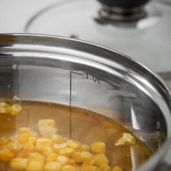 Lewis's Stainless Steel 3 Piece Pan Set With Silica Handles - Silver 17 Lewis's Stainless Steel 3 Piece Pan Set With Silica Handles - Silver -Home Furnishing Serie Shop 4316480 IMAGE9