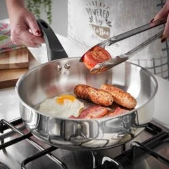 Lewis's 5 Piece Stainless Steel Pan Set With Bakelite Handle & Knob Home Kitchen 12 Lewis's 5 Piece Stainless Steel Pan Set With Bakelite Handle & Knob Home Kitchen -Home Furnishing Serie Shop 4316497 IMAGE8