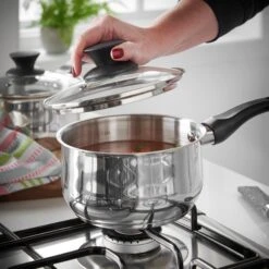Lewis's 5 Piece Stainless Steel Pan Set With Bakelite Handle & Knob Home Kitchen 13 Lewis's 5 Piece Stainless Steel Pan Set With Bakelite Handle & Knob Home Kitchen -Home Furnishing Serie Shop 4316497 IMAGE9