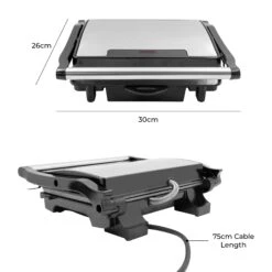 Quest Deluxe Health Grill & Panini Press Marble Coated - Silver 25 Quest Deluxe Health Grill & Panini Press Marble Coated - Silver -Home Furnishing Serie Shop 4329633 9