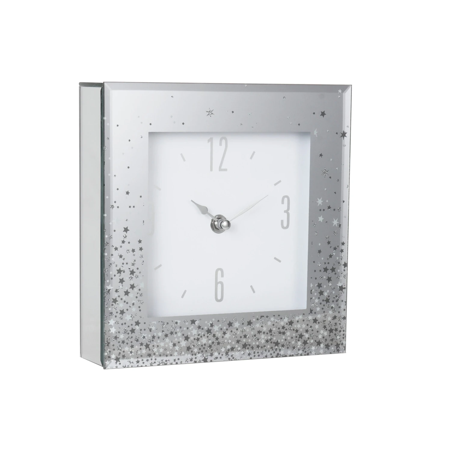 Lewis's Star Print Clock- Large 20x20x5cm 2 Lewis's Star Print Clock- Large 20x20x5cm - Image 2