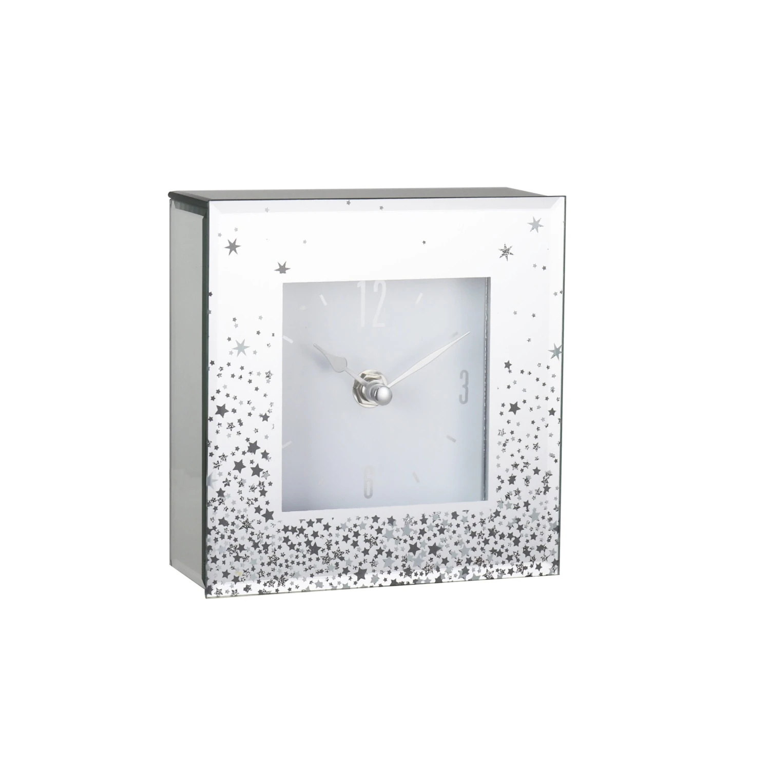 Lewis's Star Print Clock- Large 20x20x5cm 1 Lewis's Star Print Clock- Large 20x20x5cm