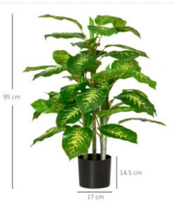 HOMCOM Evergreen Tree - Artificial Plant