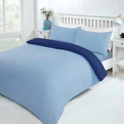 Lewis's Supersoft Reversible Bed In A Bag - Navy / Blue