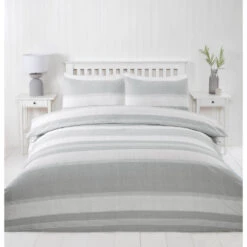 Lewis's Harbour Duvet Set - Grey