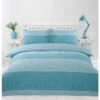 Lewis's Manhattan Duvet Set - Teal Blue