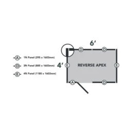 Forest Garden Shiplap Dip Treated 6x4 Reverse Apex Shed - No Window -Home Furnishing Serie Shop 4937791 4