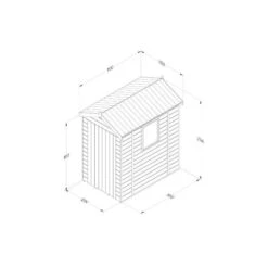 Forest Garden Timberdale 6 X 4 Apex Shed -Home Furnishing Serie Shop 4937838 4
