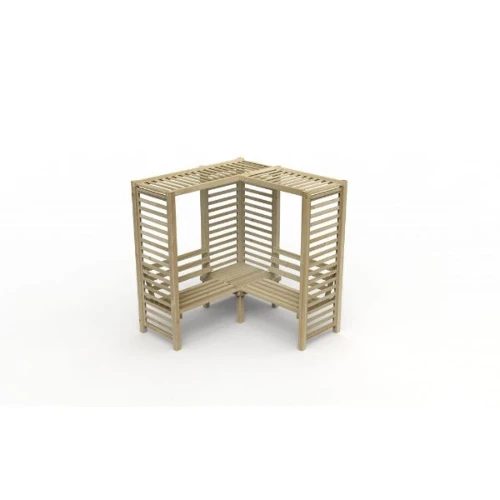 Forest Garden Firenze Corner Arbour 6 Forest Garden Firenze Corner Arbour - Image 6