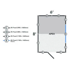Forest Garden Shiplap Dip Treated 8x6 Apex Shed -Home Furnishing Serie Shop 4937890 5