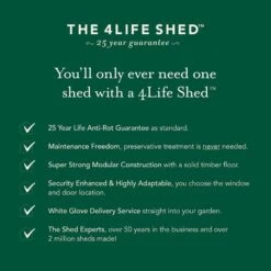 Forest Garden Overlap Pressure Treated 8x6 Pent Shed 16 Forest Garden Overlap Pressure Treated 8x6 Pent Shed -Home Furnishing Serie Shop 4937982 5