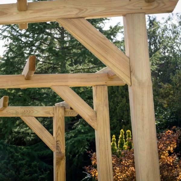 Forest Garden Hanbury Flat Top Arch 3 Forest Garden Hanbury Flat Top Arch - Image 3
