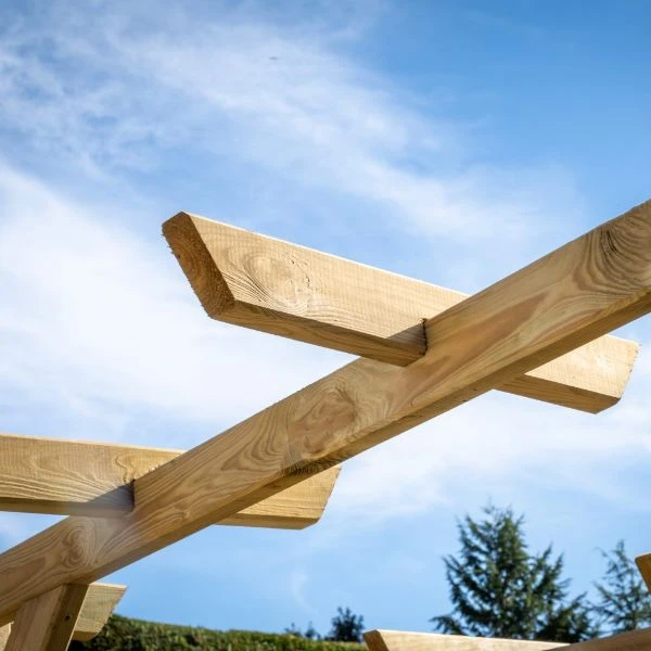 Forest Garden Hanbury Flat Top Arch 4 Forest Garden Hanbury Flat Top Arch - Image 4