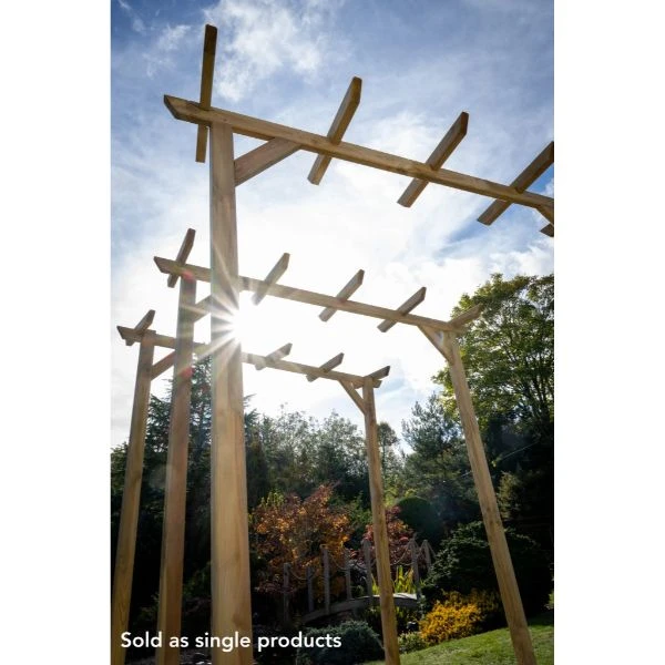 Forest Garden Hanbury Flat Top Arch 7 Forest Garden Hanbury Flat Top Arch - Image 7