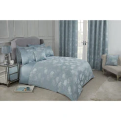 Blossom Luxury Duvet Set - Duck Egg Blue 5 Blossom Luxury Duvet Set - Duck Egg Blue -Home Furnishing Serie Shop 4939597BLMxxDUC