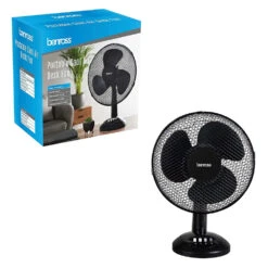 Benross Desk Fan 12 Inch - Black -Home Furnishing Serie Shop 4955757 3