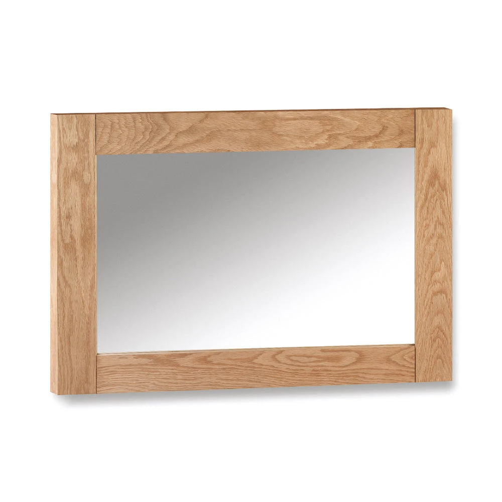 Marlborough Wall Mirror 100x70cm - Oak 1 Marlborough Wall Mirror 100x70cm - Oak