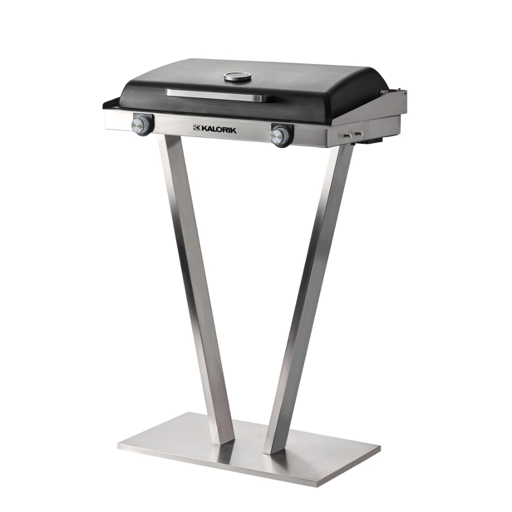 Kalorik Standing Electric BBQ Grill - Silver & Black 2 Kalorik Standing Electric BBQ Grill - Silver & Black - Image 2