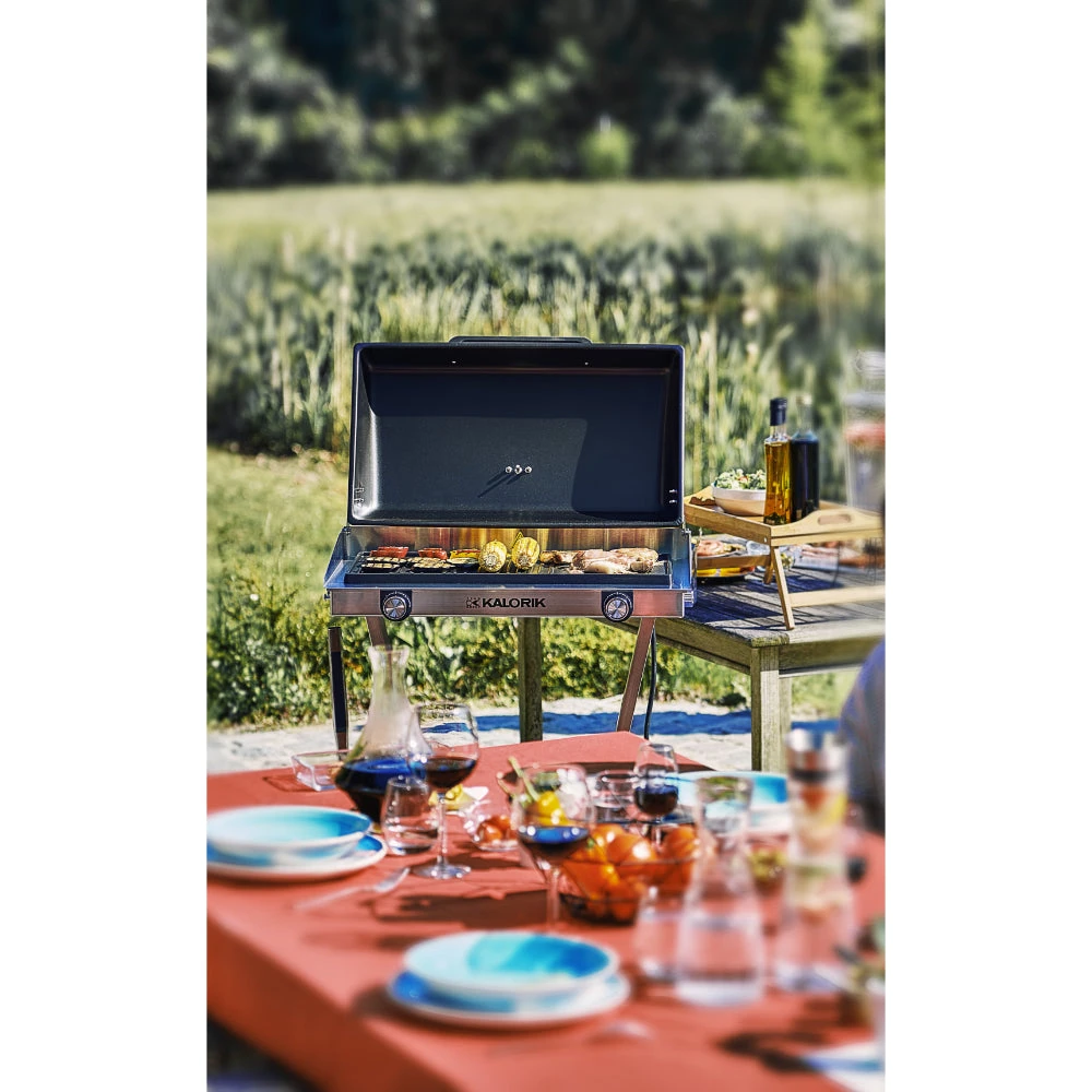 Kalorik Standing Electric BBQ Grill - Silver & Black 5 Kalorik Standing Electric BBQ Grill - Silver & Black - Image 5