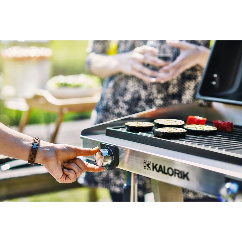 Kalorik Standing Electric BBQ Grill - Silver & Black 9 Kalorik Standing Electric BBQ Grill - Silver & Black - Image 9