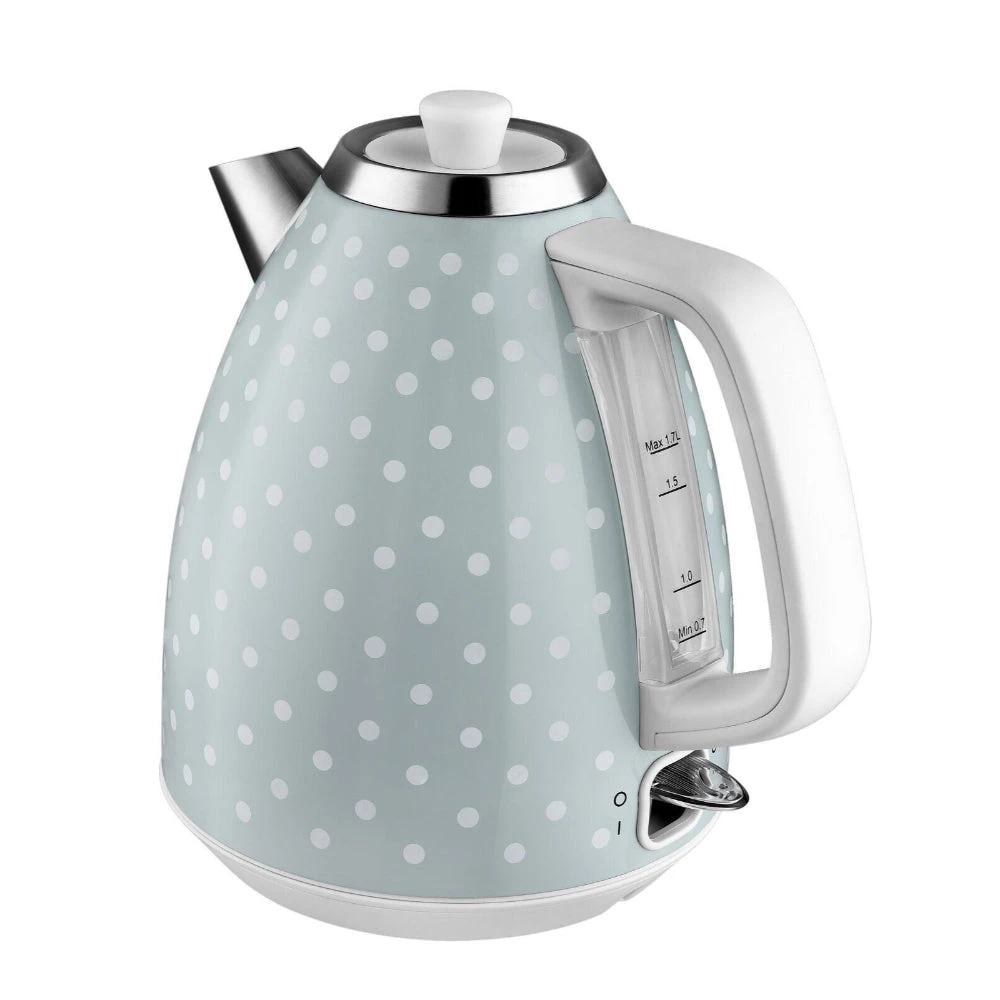 Kalorik Vintage Polkadot Kettle 3000w 1.7L - Shutter Green 2 Kalorik Vintage Polkadot Kettle 3000w 1.7L - Shutter Green - Image 2