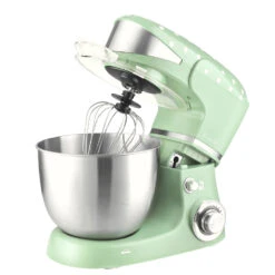 Kalorik Vintage Polkadot Stand Mixer 1000W 5L - Mint & White